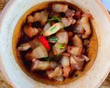 Hình bước làm 2 của món Ba chỉ heo kho tiêu