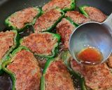 A picture of step 6 of Stuffed Bell Peppers in Sweet and Savory Sauce.