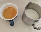 A picture of step 8 of Flat white coffee.