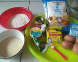 Foto langkah ke 1 dari resep Rainbow Cake Kukus Ny.Liem Super Lembut.