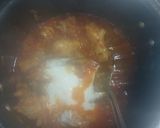 A picture of step 2 of Chicken with spinach.