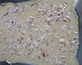 A picture of step 2 of Soji khopra qatli.