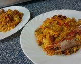 A picture of step 16 of Paella Mixta (Señoret).