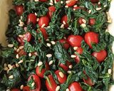 Une image de l'étape 3 de Tarte épinards tomates cerises.