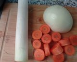 Foto del paso 1 de la receta Crema de langostinos en Mambo Touch