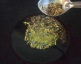 A picture of step 1 of Tadka masala mirchi.