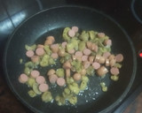 Foto del paso 3 de la receta: Zócalo de arroz blanco con champiñones y huevo escalfado