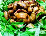 Hình bước làm 3 của món Tim Mề Gà Nướng