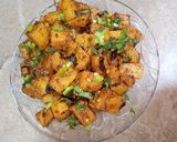 A picture of step 12 of Spicy bhagaaray Aloo 😋😋😋😋.