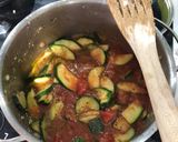A picture of step 3 of 15 minute Zucchini / courgette pasta.