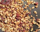 A picture of step 2 of Brussels Sprouts with toasted pecans.