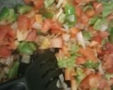 A picture of step 2 of Paneer bhurji.