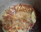 A picture of step 4 of Potli Pulao..