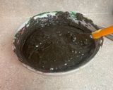 A picture of step 6 of Krave and Oreo cake (cake mix).