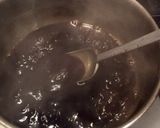 A picture of step 5 of Pandan green coconut rice dessert (vegan, gluten free).