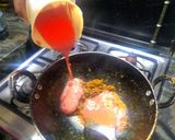 A picture of step 8 of Shahi Paneer.