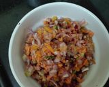 A picture of step 1 of Beetroot and veggies pachdi.