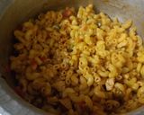 A picture of step 4 of Desi style pasta.