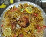 A picture of step 8 of Rice and oven grilled chicken.