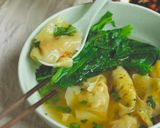 A picture of step 8 of Vegetarian Dumplings – Secret to a Rich Broth Without MSG.