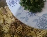 A picture of step 12 of Mexican macaroni.
