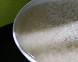 A picture of step 2 of Green vegetable rice.