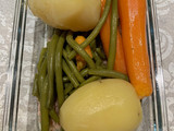 Caldo de verduras. Olla exprés