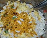 A picture of step 3 of Sweet corn bhel Chaat.
