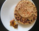 Paneer and mint paratha recipe step 3 photo