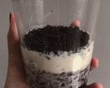Hình bước làm 4 của món OREO YOGURT (món tráng miệng siêu dễ làm)