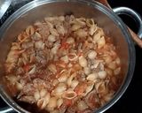 A picture of step 5 of Noodle Stew.
