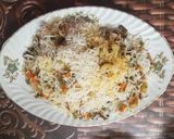 A picture of step 5 of Hyderabadi Veg Dum Biryani.