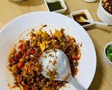 A picture of step 3 of Bhel puri.