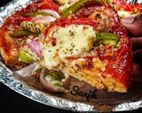 ভেজ পিৎজা (Veg Pizza recipe in Bengali) রেসিপি ধাপ - 14 ছবি