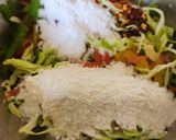 A picture of step 2 of Korean Veggie Pancake - (Yachaejeon) - Cook in 5 Minutes.