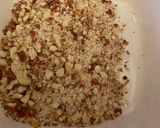 A picture of step 3 of Surti special Umbadiyu.