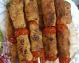 A picture of step 4 of Turkish style chicken kebabs /Eid Mubarak.