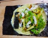 Foto langkah ke 6 dari resep Sushi telur avocado (tanpa nasi).