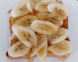 A picture of step 4 of My French toast with 🍌 and 🍯.