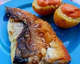 Foto del paso 5 de la receta: Lubina a la plancha con romesco