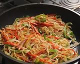 A picture of step 2 of Spring Rolls.