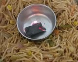 A picture of step 8 of Smokie Noodles.