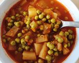 A picture of step 5 of Peas Dish.