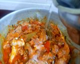 A picture of step 4 of Mutton biryani in electric rice cooker.