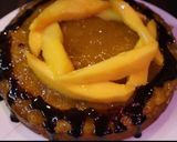 A picture of step 8 of Eggless mango cake.