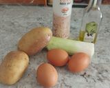 Foto del paso 1 de la receta Tortilla de patatas y puerro en el horno