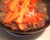 A picture of step 4 of sunshines pepper steak.