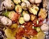 A picture of step 5 of Grilled Vegetables and Chicken.