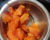 A picture of step 1 of Papaya Smoothie.