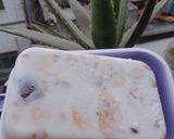 Hình bước làm 5 của món Kem hoa quả eat clean